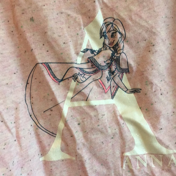 💥Price Drop Gap Disney Pink Anna Frozen Long Sleeved Shirt size 4 - Picture 2 of 3